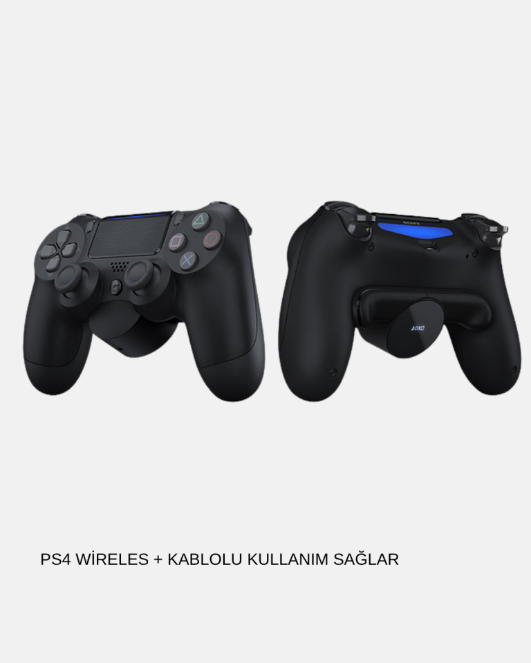 Titreşimli Kablosuz Oyun Kolu – PS4, PC, Mobil, Tablet ve Steam Uyumlu - Lisinya
