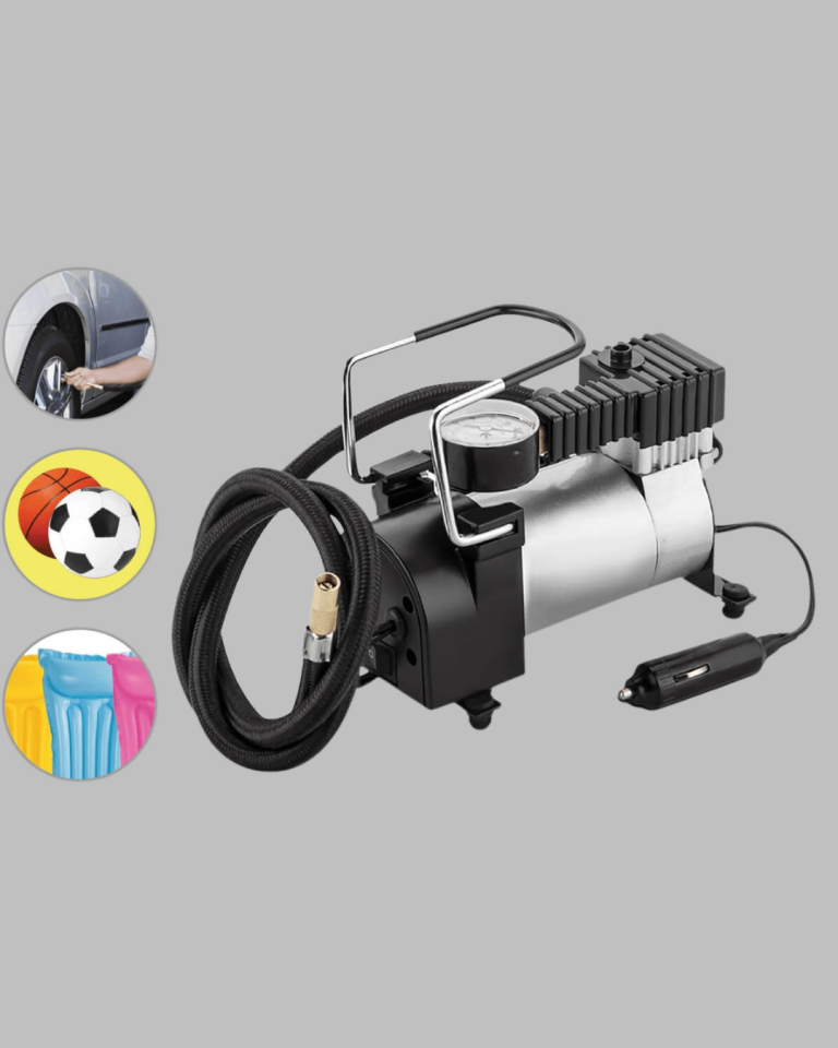Ağır Hizmet Tipi Oto Kompresör 140 PSI Manometreli - Lisinya