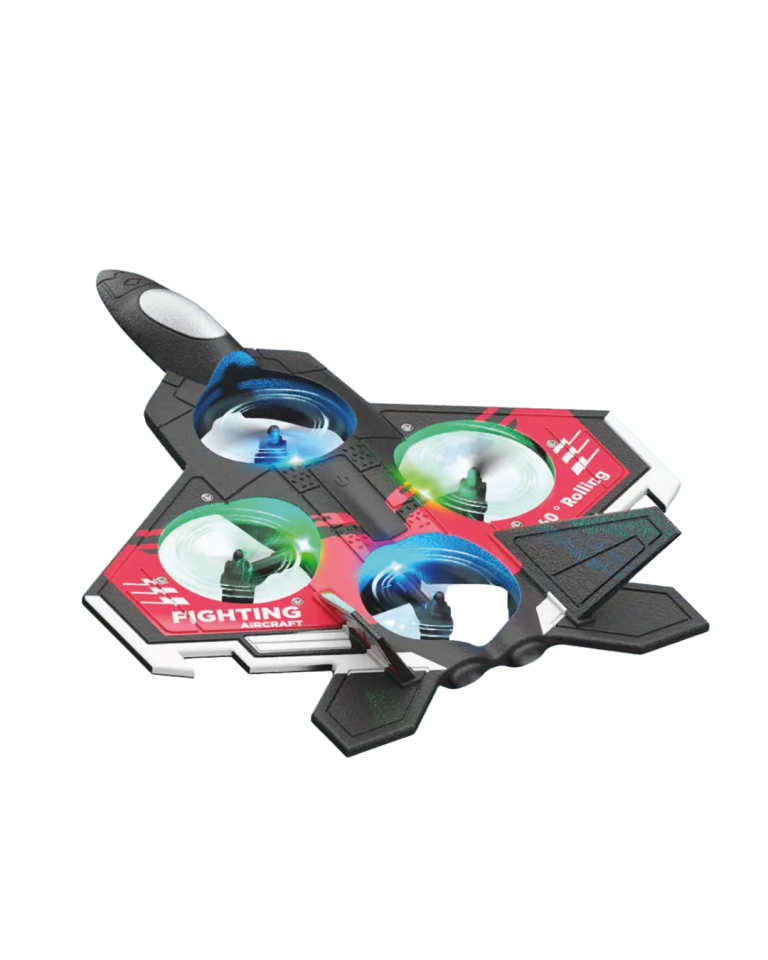 YamanHobi LED Işıklı Fighter Jet Drone Uzaktan Kumandalı 360° Dönüşlü