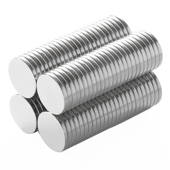 N35 12x2 Mm Neodyum Mıknatıs 250 Adet, Yuvarlak, Nikel Kaplamalı Kaliteli ve Dayanıklı Ürün ( Lisinya )