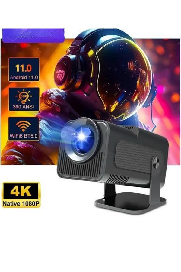 Çift Kollu Projeksiyon Taşınabilir Game Projektör Full Hd 1080P 4k Projeksiyon Gamepad - Lisinya