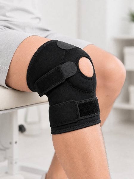 Ayarlanabilir Kısa Ligamentli Dizlik Açık Diz Kapağı Spor ve Günlük Kullanım - Lisinya
