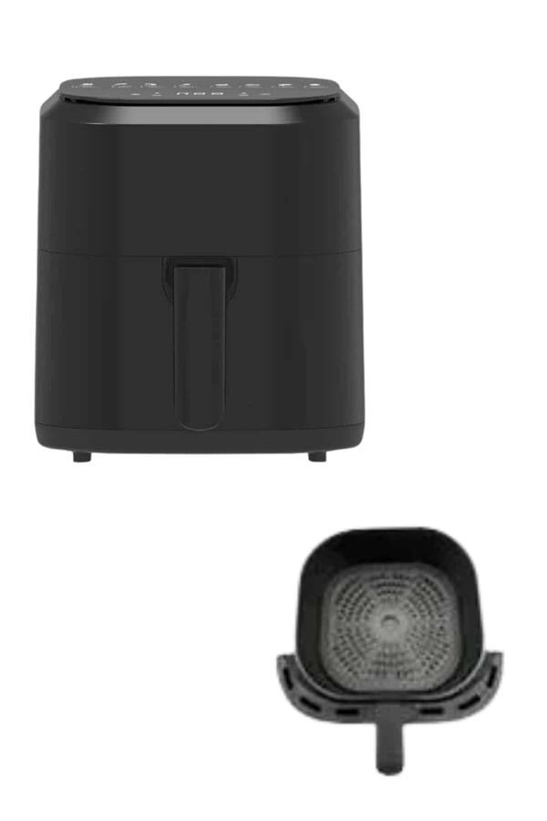 4L Airfryer Hazneli Hava Fritözü Yağsız Fritöz Taşınabilir Fırın İşlevi Gören Pratik - Lisinya