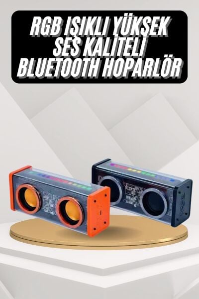 Bluetooth Hoparlör Taşınabilir Hoparlör 5.0 Bluetooth TWS Stereo Kablosuz