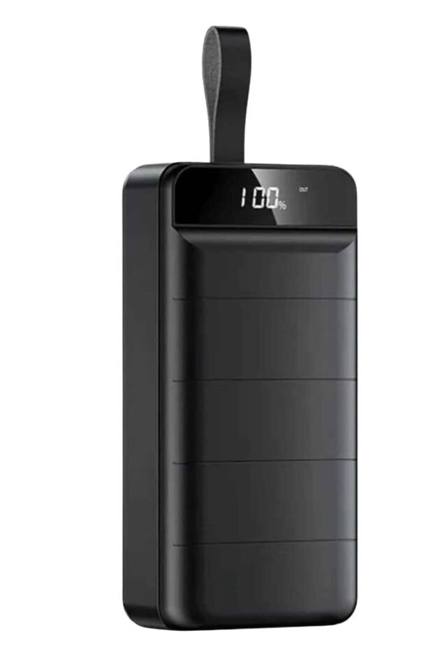 Powerbank 50.000 Mah Dijital Göstergeli Taşınabilir 4 Portlu Hızlı Powerbank - Lisinya