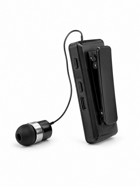 Tek Kulaklıklı Bluetooth Kulaklık Klipsli Mini Taşınabilir Müzik ve Görüşme Cihazı - Lisinya