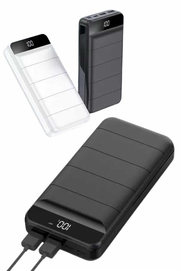 YamanHobi 50000 mAh Powerbank PD3.0 Hızlı Şarjlı LED Göstergeli Beyaz