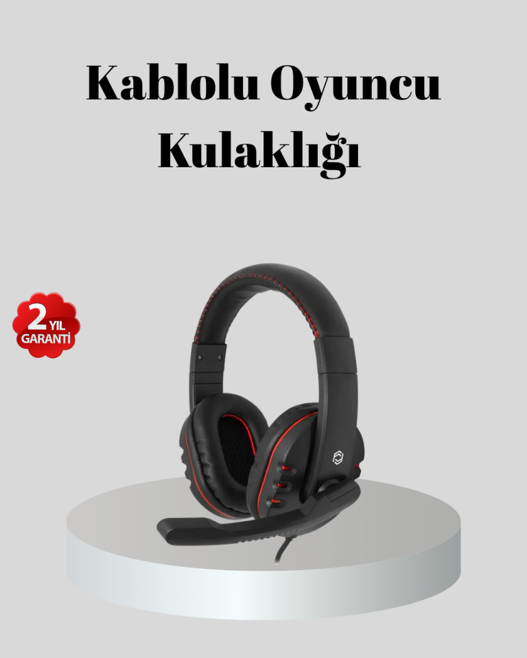 Stereo Ses Destekli Mikrofonlu Gaming Kulaklık – Yumuşak Pedli - Lisinya