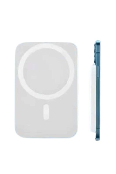 15W MagSafe Uyumlu Manyetik Kablosuz Powerbank 5000 mAh - Lisinya