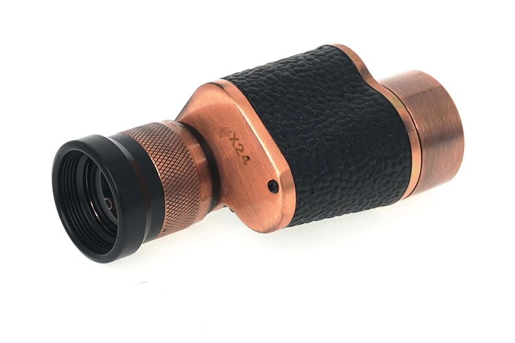 6x24  Baıgısh, Askeri Tarzi Pirinç Ve Deri Kaplamalı, Deri çantalı Monocular Dürbün Princ ( Lisinya )