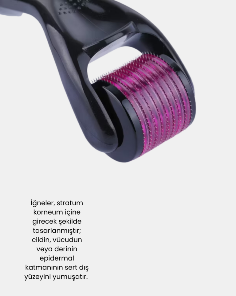 Derma Roller Titanyum İğneli Cilt Yenileyici – Akne ve Kırışıklık Karşıtı - Lisinya