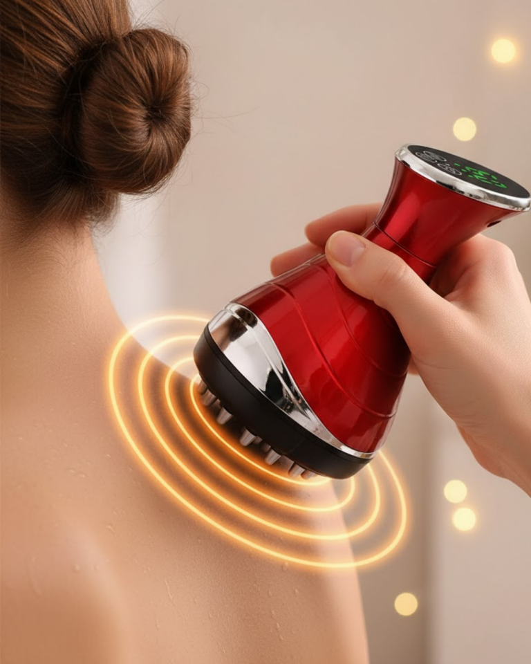 Akıllı Vakumlu Masaj Aleti Isı ve Titreşim Destekli Kupa Terapi Cihazı - Lisinya