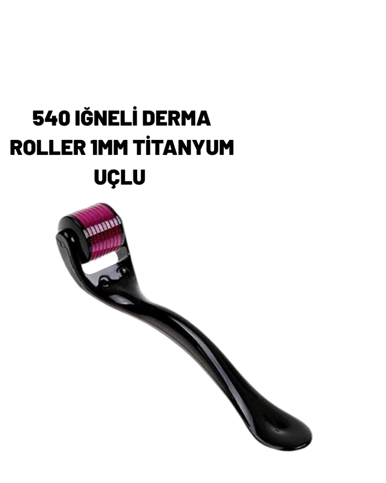 Ev Tipi Mikro İğneli Cilt Bakım Aleti – 1 mm Titanyum Roller - Lisinya