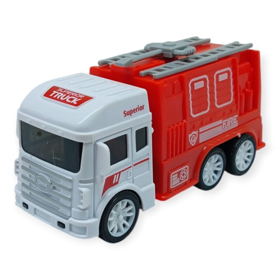 İş Makinaları Serisi - Sürtmeli İtfaiye Aracı 12 cm  - Panzer (Lisinya)