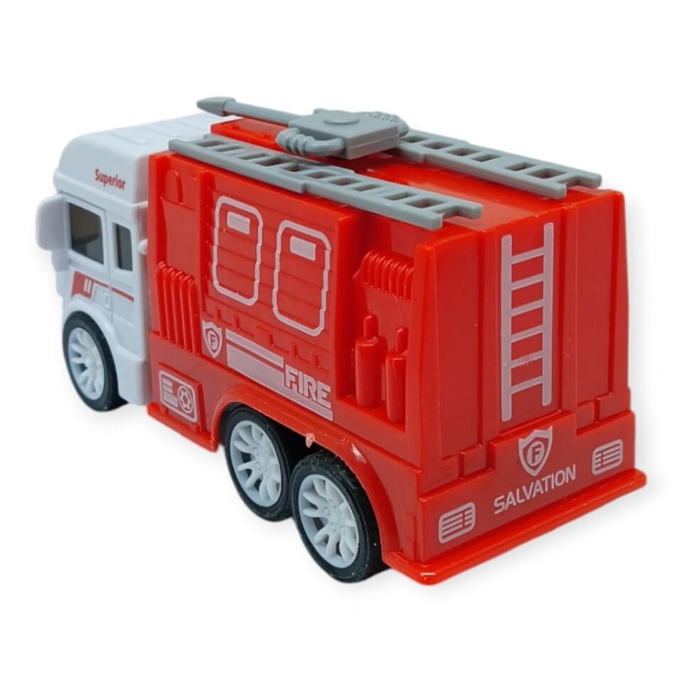 İş Makinaları Serisi - Sürtmeli İtfaiye Aracı 12 cm  - Panzer (Lisinya)