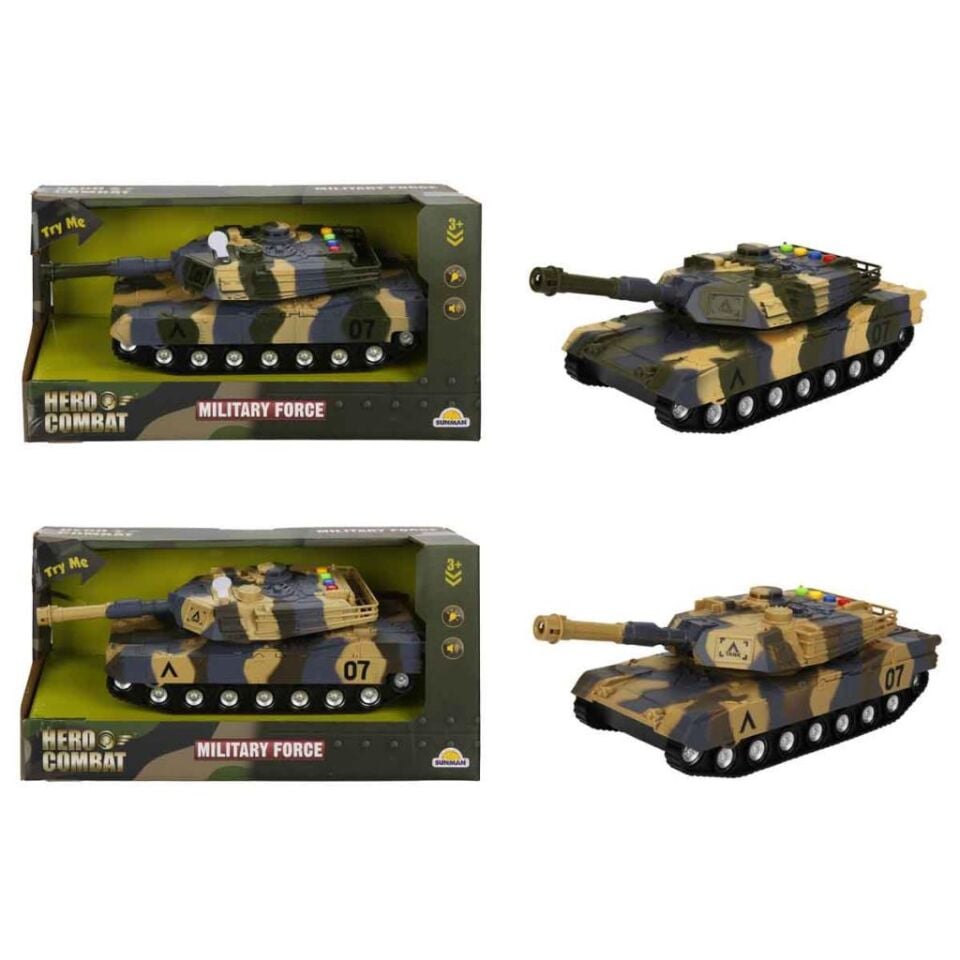 RJ101 - TANK SESLİ IŞIKLI HAREKETLİ MEKANİZMA (Lisinya)