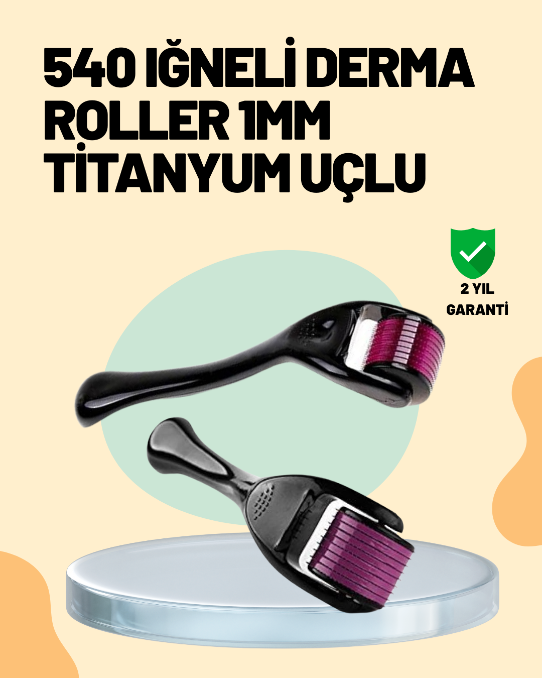 Cilt Yenileyici Derma Roller – Mikro İğneli Bakım Aracı - Lisinya