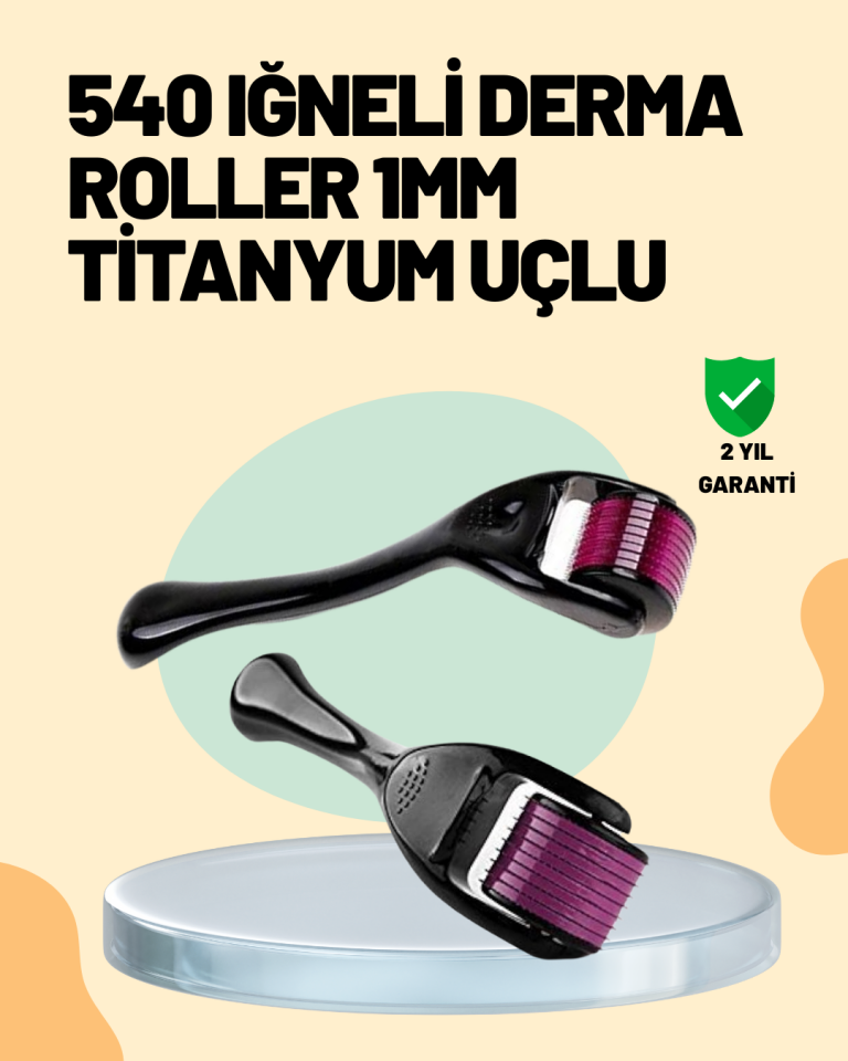 Cilt Yenileyici Derma Roller – Mikro İğneli Bakım Aracı - Lisinya