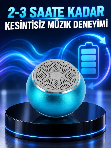Kablosuz Bluetooth 5.0 Hoparlör | Kompakt ve Güçlü Ses Yeni Nesil - Lisinya