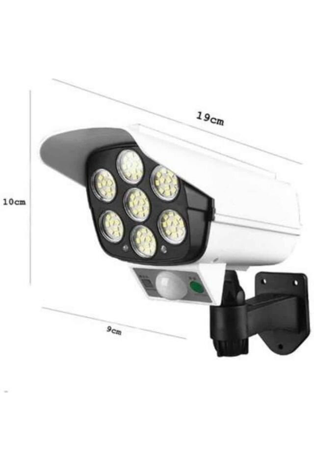YamanHobi Kamera Görünümlü Solar Sensörlü LED Güvenlik Lambası IP65