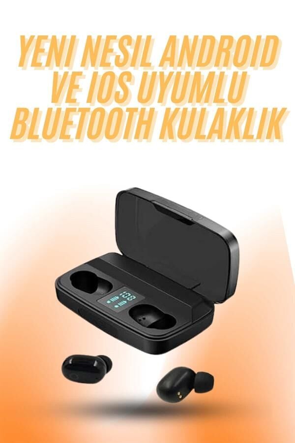 TWS Bluetooth Kulaklık 5.0 Bluetooth Bağlantılı Dokunmatik Kontrol Özelliği - Lisinya