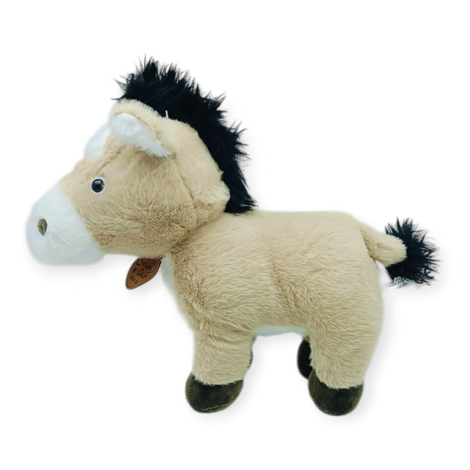 Peluş Hayvanlar Sesli 30 cm At - Bej (Lisinya)