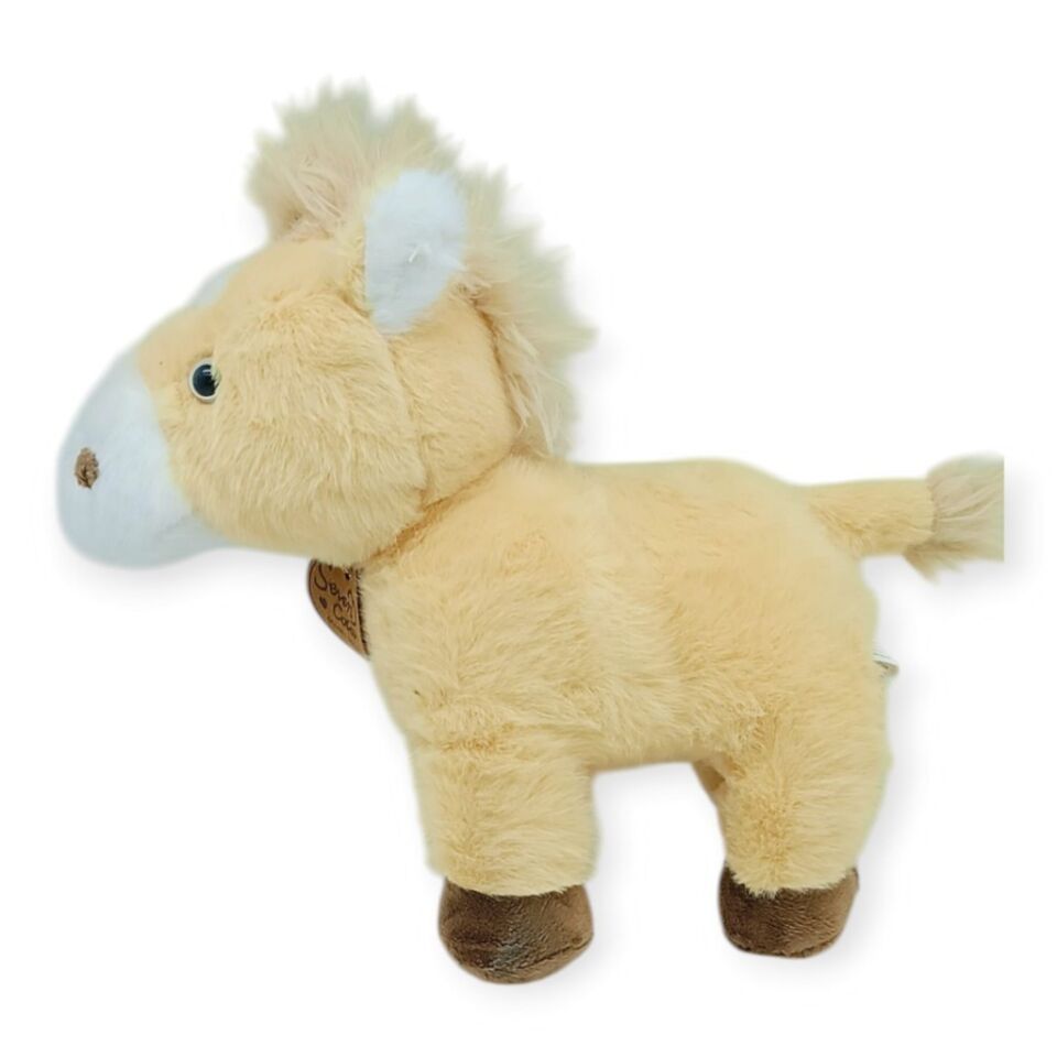 Peluş Hayvanlar Sesli 30 cm At - Açık Kahverengi (Lisinya)