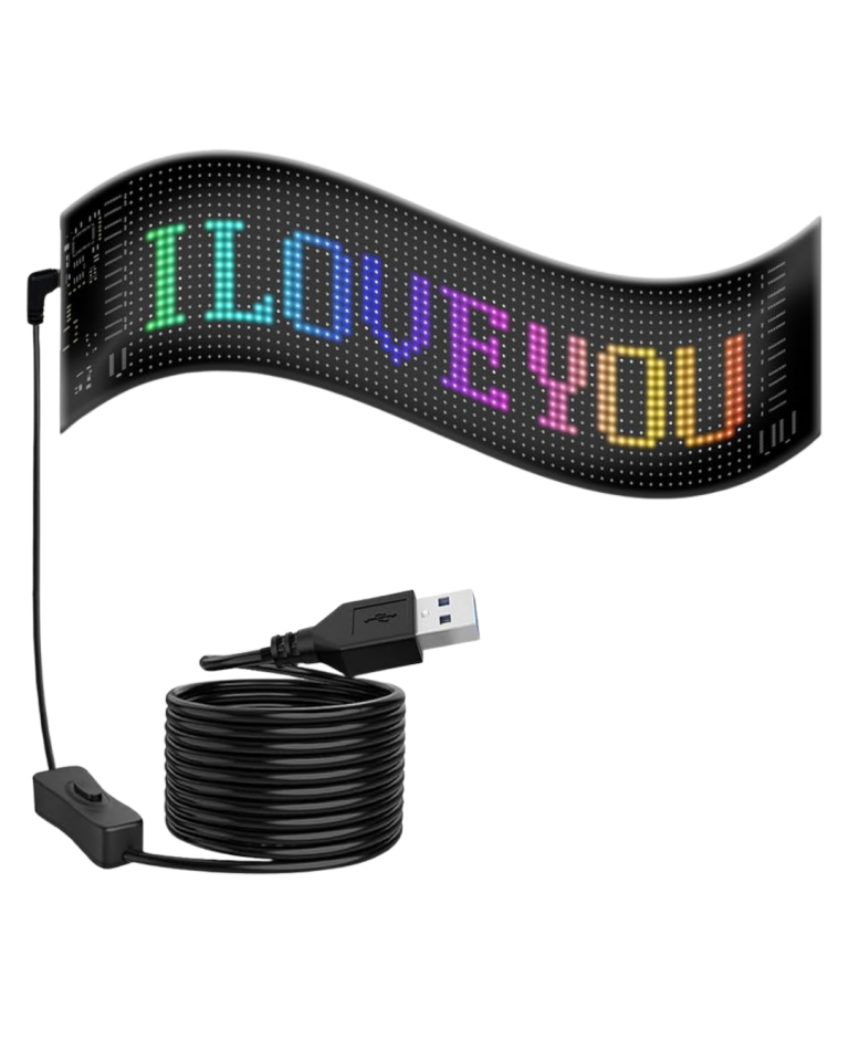 RGB Kayan Yazı LED Panel Telefon Kontrollü Animasyonlu Akıllı Ekran - Lisinya