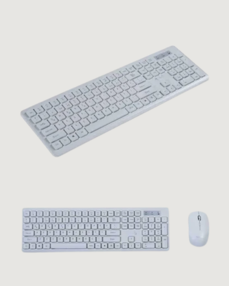 Kablosuz Klavye ve Mouse Seti - Ergonomik Tasarım, Sessiz Kullanım, Geniş Uyumluluk - Lisinya