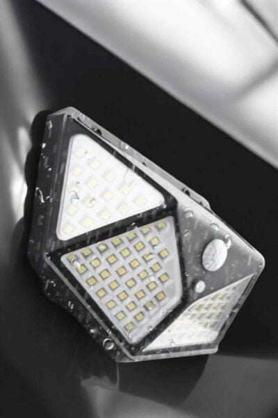 Güneş Enerjili Bahçe Aydınlatma Lambası Solar 100 Led Lamba - Lisinya