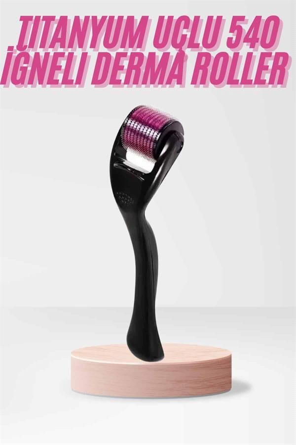 540 Iğneli Derma Roller 1Mm Titanyum Uçlu Saç Kaş Serum Kullanımına Uygun - Lisinya