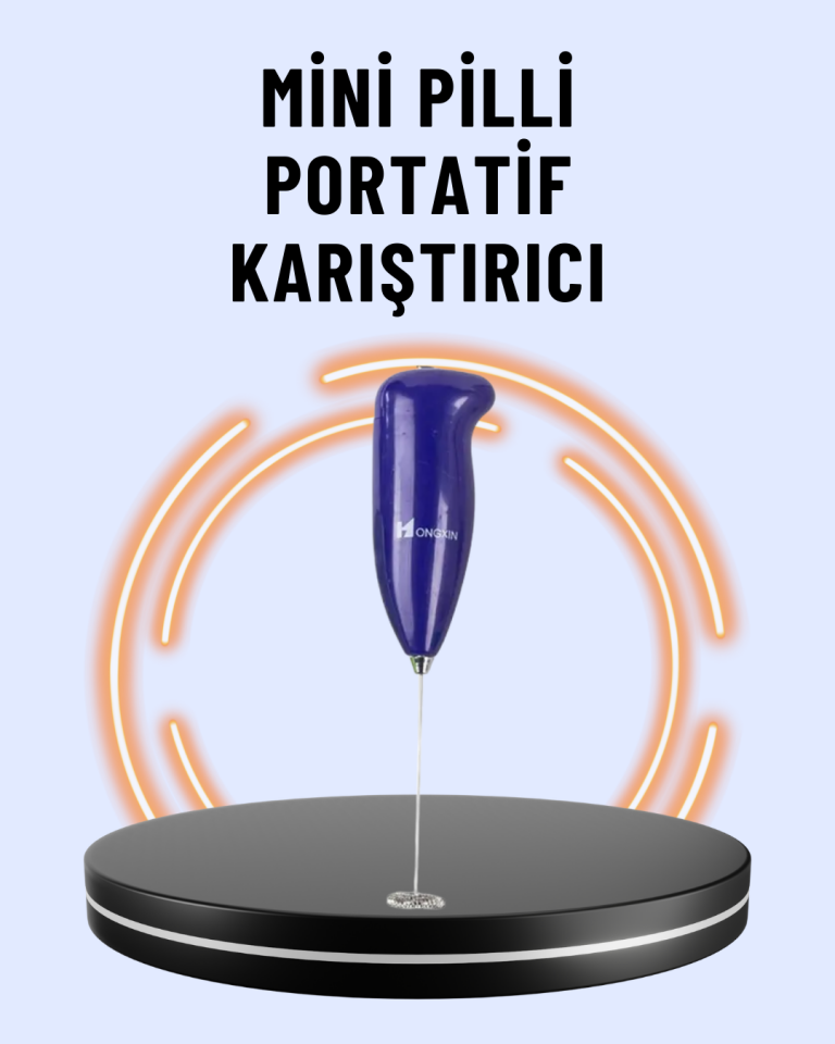 Portatif Kahve Köpürtücü – Latte, Cappuccino, Milkshake ve Puding Yapıcı - Lisinya
