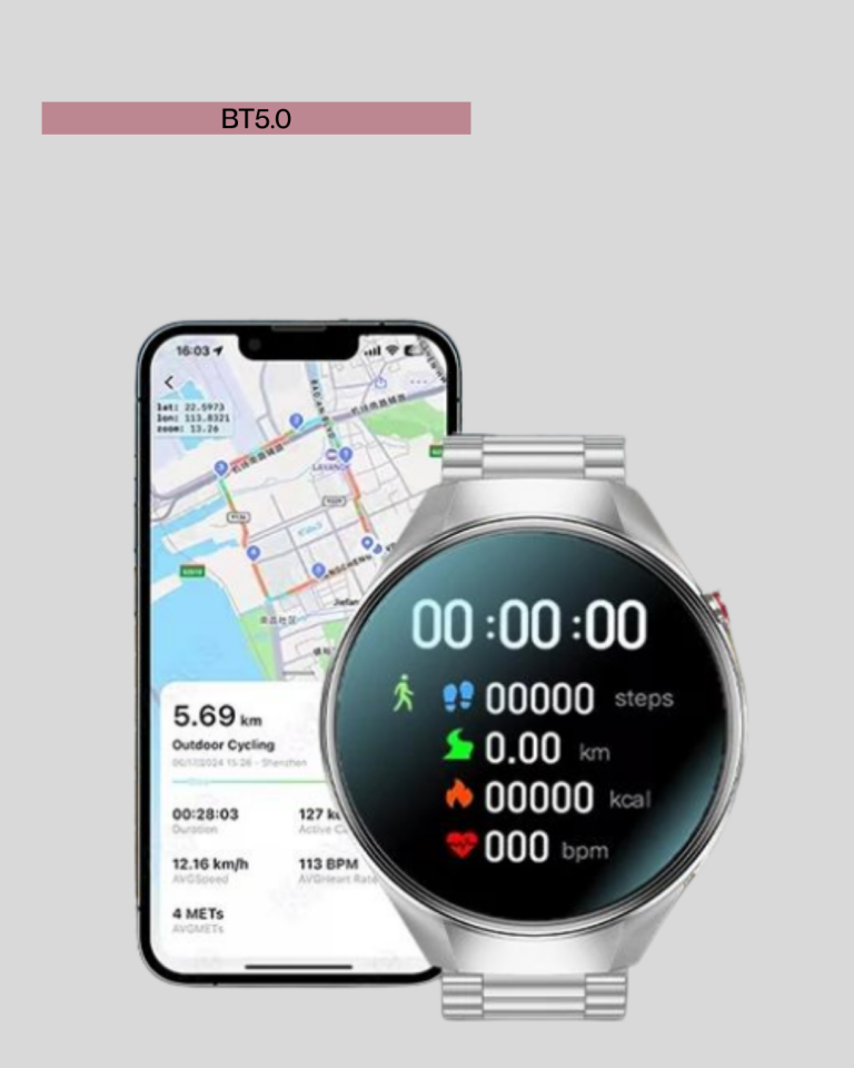 Akıllı Saat Bluetooth Görüşme Destekli – Spor, Sağlık ve Bildirim Özellikli - Lisinya