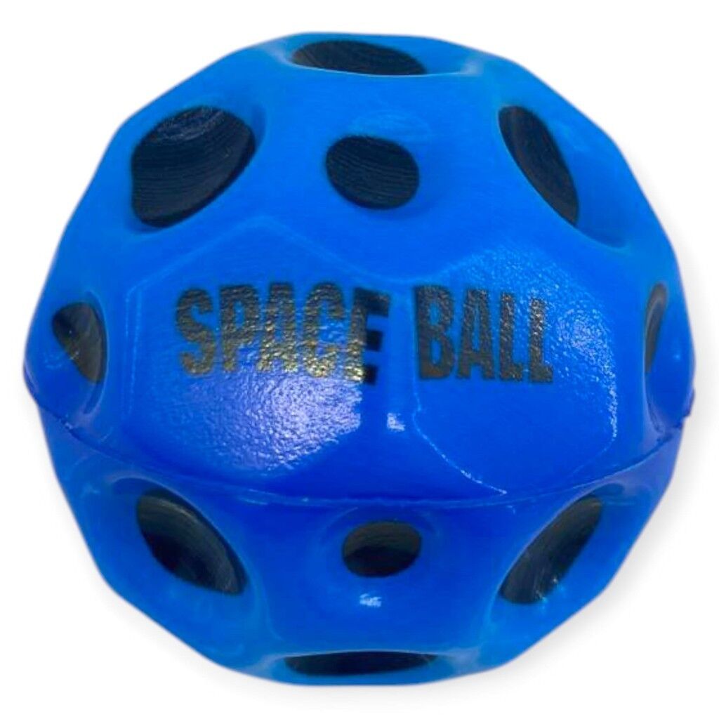 Yükseğe Zıplayan Delikli Stres Topu - 70 mm UzayTopu - Ay Top (Lisinya)