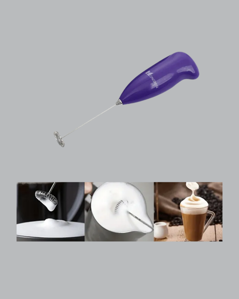 Mini Pilli Portatif Karıştırıcı – Cappuccino, Latte, Frappe ve Kahve Köpürtücü - Lisinya