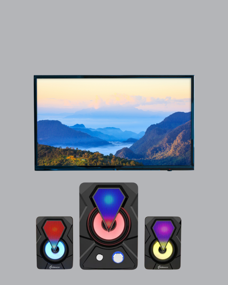 USB Bağlantılı RGB 2.1 Hoparlör Seti Derin Bas ve Renkli Işık - Lisinya