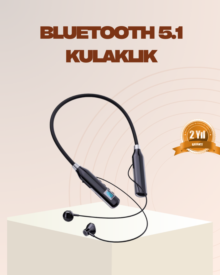 Bluetooth 5.1 Kablosuz Kulaklık – Net Ses ve Güçlü Bağlantı - Lisinya
