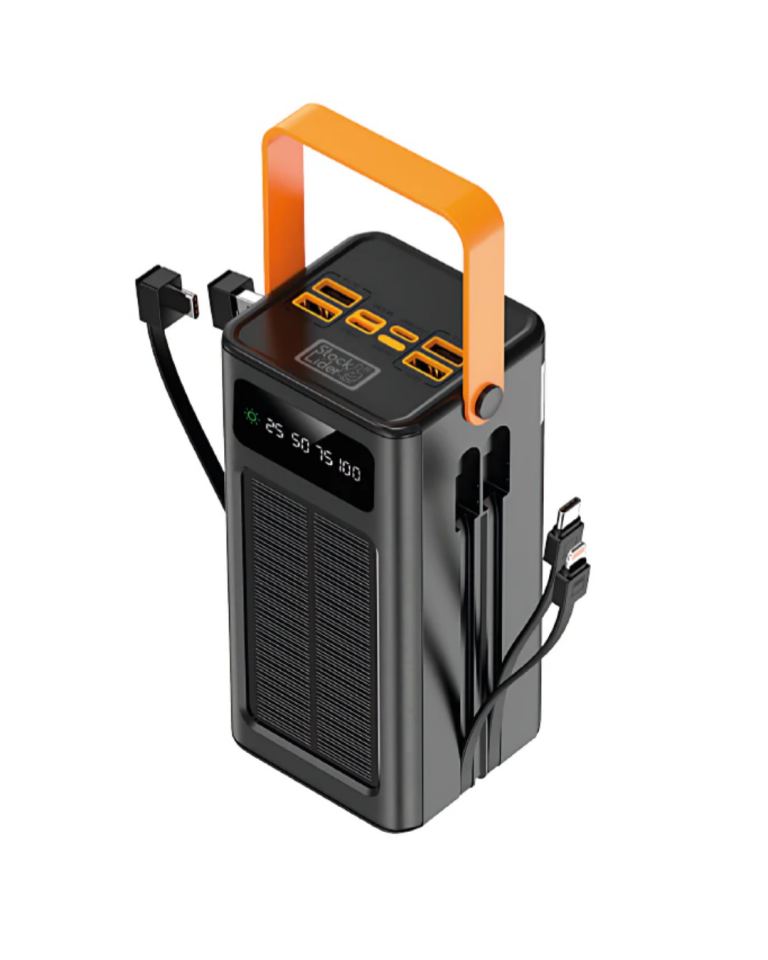 80.000 Solar Şarj Özellikli Yüksek Kapasiteli Powerbank Hızlı Şarj Destekli - Lisinya