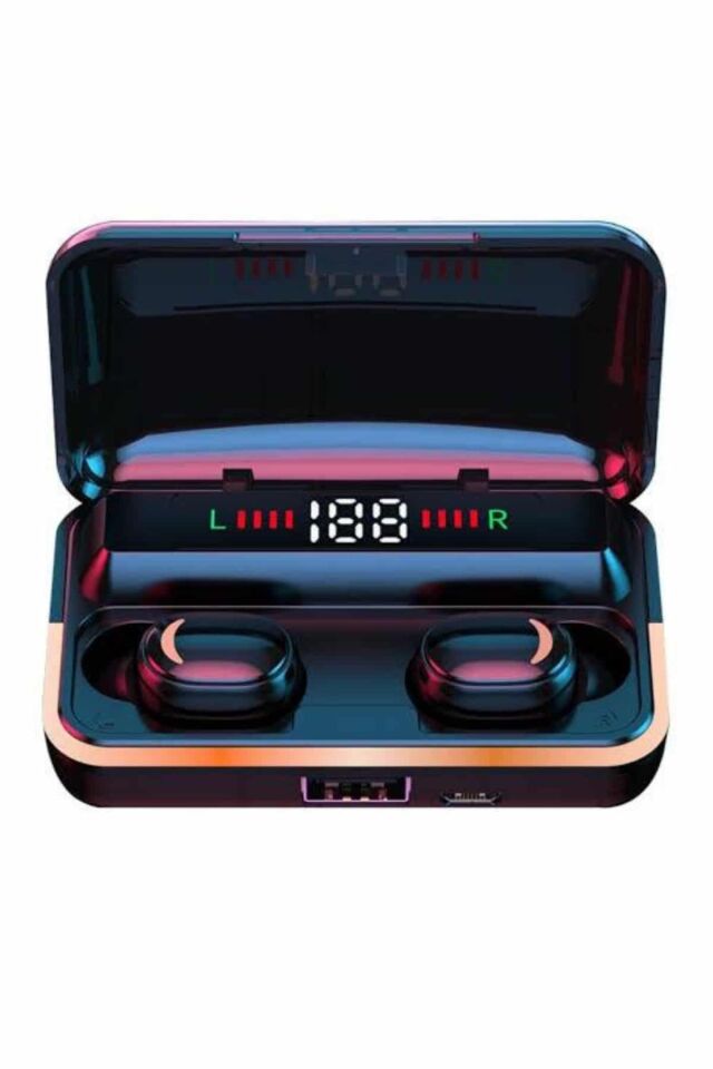 Bluetooth Kulaklık Dijital Şarj Göstergeli Powerbankli Bass Özellikli Kablosuz Kulakiçi 5.1 Mikrofonlu - Lisinya