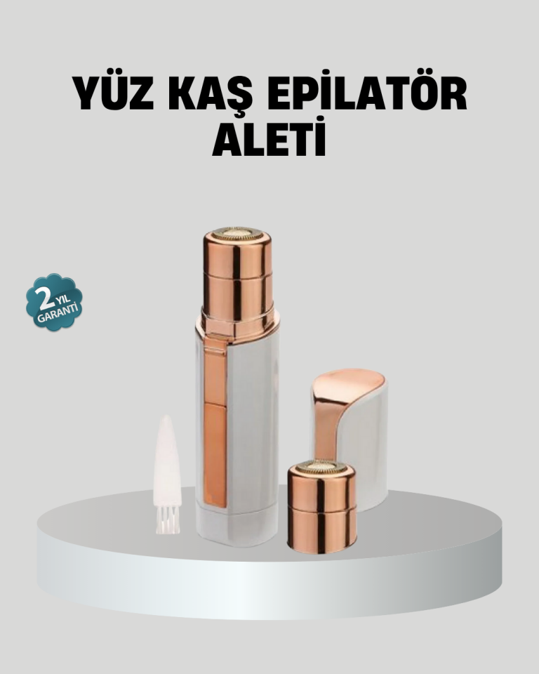 Kadınlar İçin Yüz ve Kaş Epilatörü – Hassas Cilt Dostu, Pil ile Çalışan, Taşınabilir ve Şık Tasarım - Lisinya