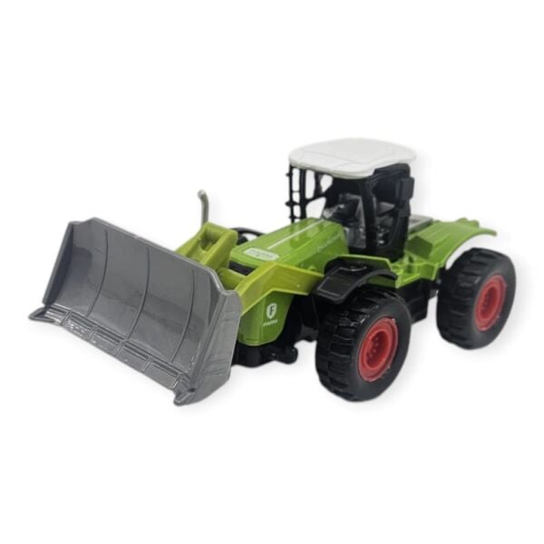Farm Mini Oyuncak Traktör - 14 cm Geniş Kepçeli Dozer Çiftlik Aracı (Lisinya)