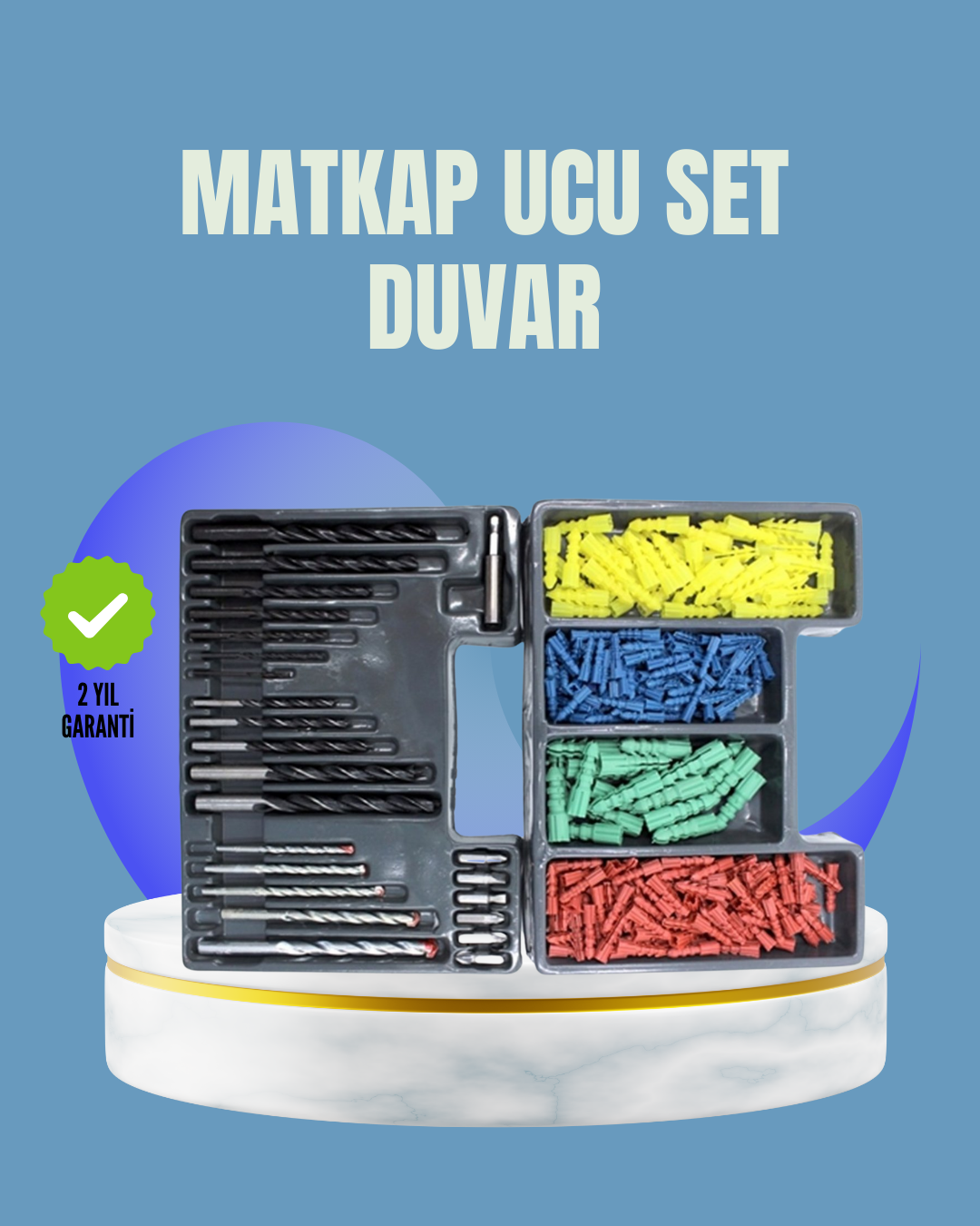 Matkap Ucu Seti Organizerli Çok Amaçlı Delme Uçları - Lisinya
