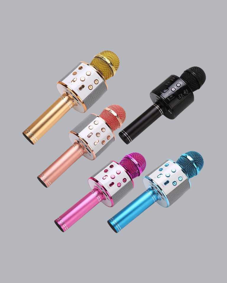 Bluetooth Karaoke Mikrofon – Yüksek Ses Kalitesi, Yankı Efektli, Uzun Ömürlü Pil - Lisinya