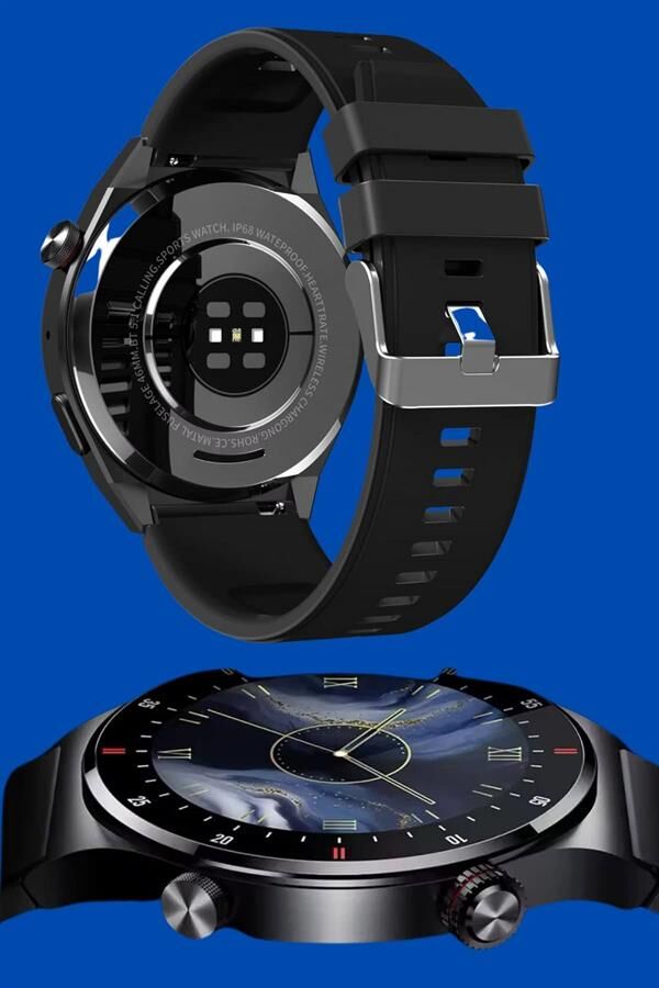 Akıllı Saat Amoled Ekran Bluetooth Bağlantılı Sesli Görüşme Nabız Ölçek