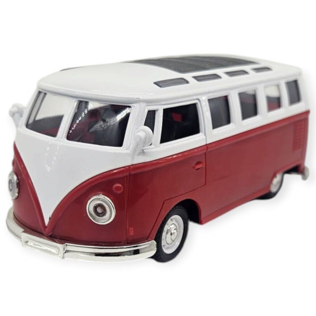Çek Bırak Klasik T1 Vosvos Minibüs Oyuncak Araba - 14 cm Nostaljik Hippi Van (Lisinya)