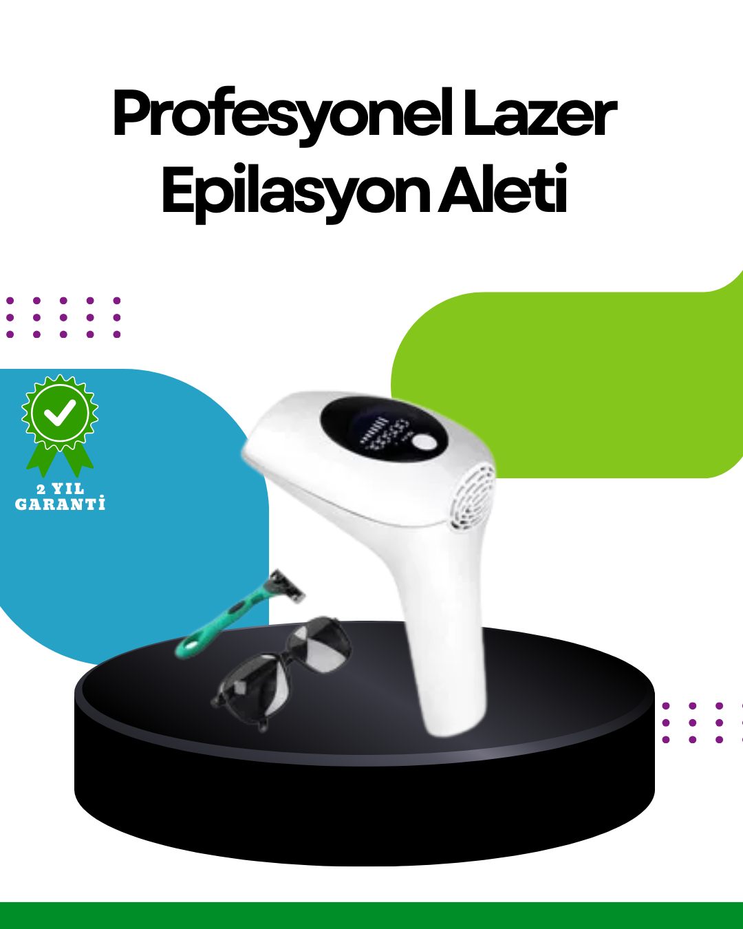 Hasuba IPL Lazer Epilasyon Cihazı HS-262 Kadın ve Erkek İçin - Lisinya