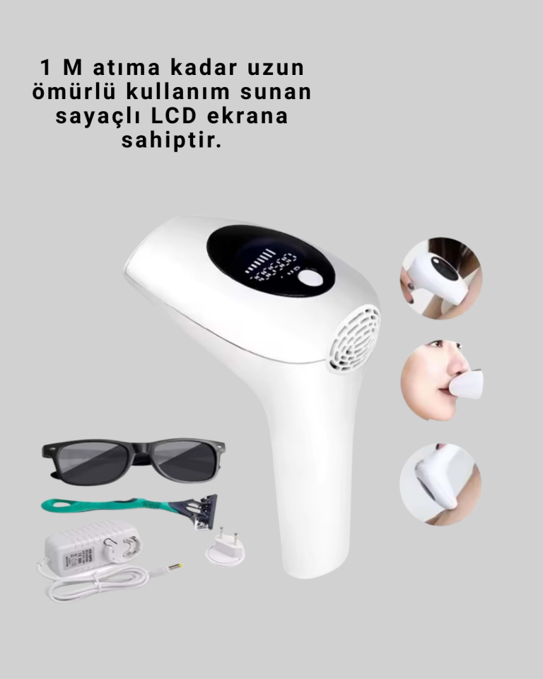 Hasuba IPL Lazer Epilasyon Cihazı HS-262 Kadın ve Erkek İçin - Lisinya