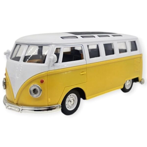 Çek Bırak Klasik T1 Vosvos Minibüs Oyuncak Araba - 14 cm Nostaljik Hippi Van (Lisinya)