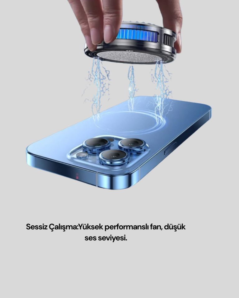 RGB Gaming Telefon Fanı Sessiz Soğutucu Tüm Akıllı Telefonlara Uygun - Lisinya