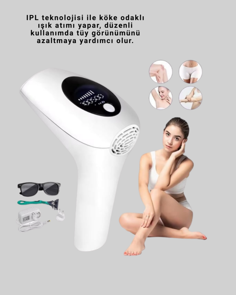 Hasuba IPL Lazer Epilasyon Cihazı HS-262 Ev Tipi Kullanım İçin - Lisinya